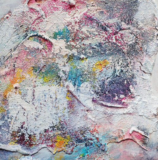 Moon Crush - This art is by Kimberli Werner, abstract expressionist artist, based in the UK.