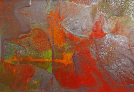 Mystical Sunrise - This art is by Kimberli Werner, abstract expressionist artist, based in the UK.