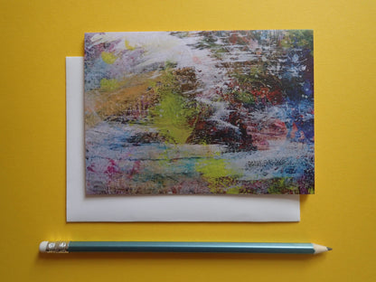 Calm - pack of 5 greetings cards - These greetings cards were printed from original art by Kimberli Werner, abstract expressionist artist, based in the UK.