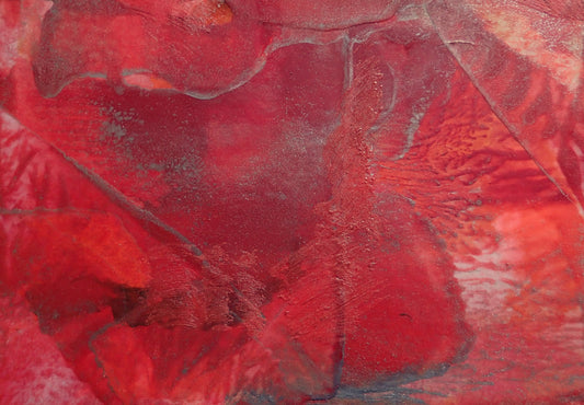 She grew up to Become - This art is by Kimberli Werner, abstract expressionist artist, based in the UK.