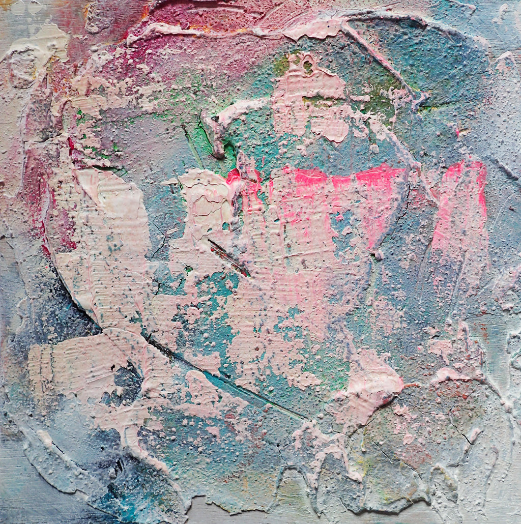 To Be Continued -This art is by Kimberli Werner, abstract expressionist artist, based in the UK.