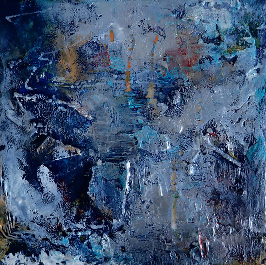 Witching Hour - This art is by Kimberli Werner, abstract expressionist artist, based in the UK.